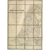 Old map image download for Carte Topographique de la Palestine dressée d'après la carte topographique levée par le savant Jacotin . . .