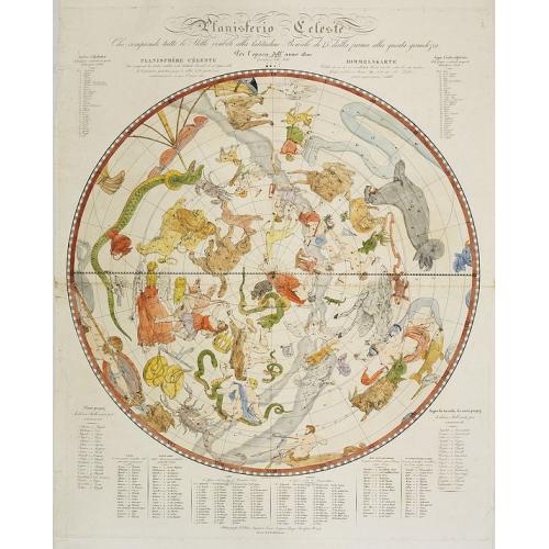 Old map image download for Planisferio Celeste..