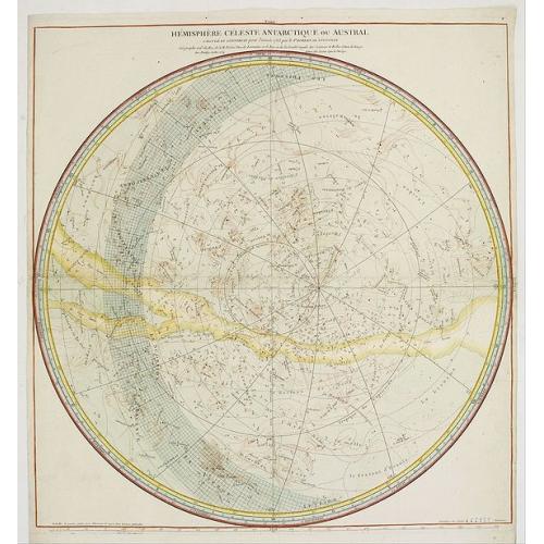Old map image download for Hemisphere Celeste Antarctique ou Austral. . .
