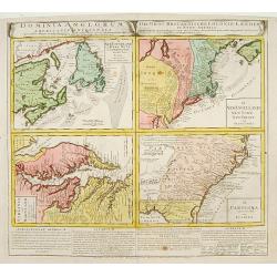 Dominia Anglorum in America Septentrionali/ Sie Gros-Brittanische Colonie Lænder in Nord-America. . .