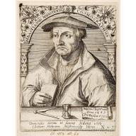Old, Antique map image download for Portrait of Sebastian Munster.