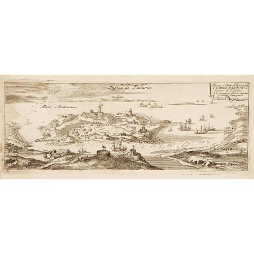Old map image download for Isola de Tabaria. [Tabarka]
