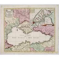 Old, Antique map image download for Nova Mappa Maris Nigri et Freti Constantino Politani. . .