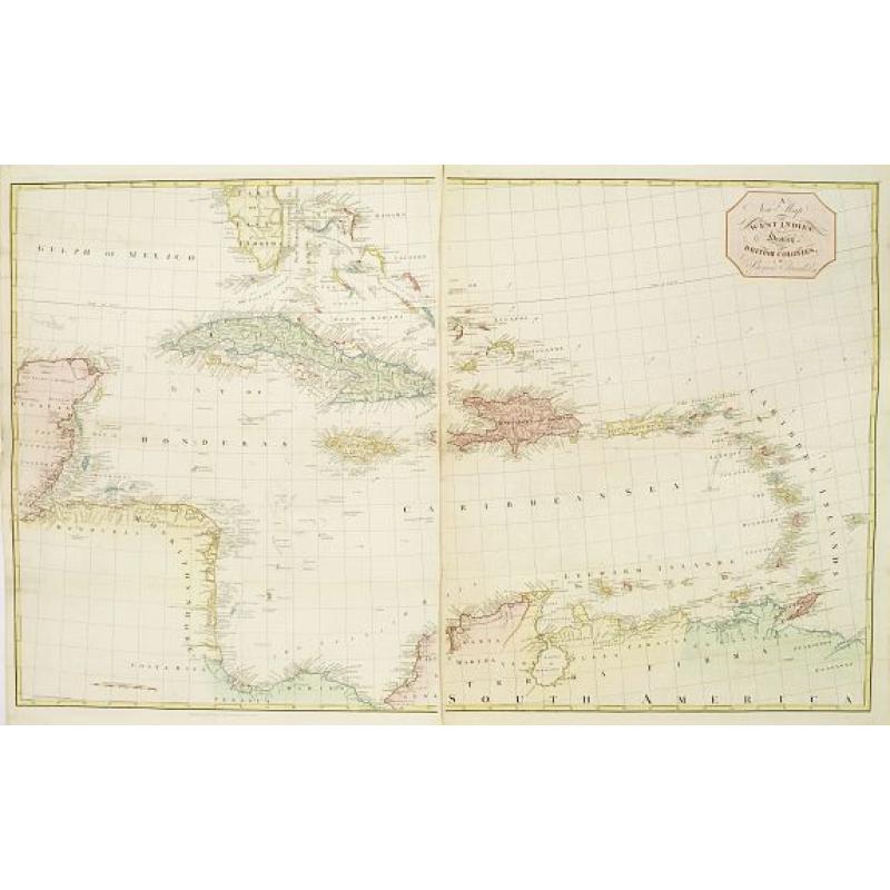 A new map of the West Indies.. (2 sheets)