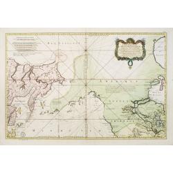 Carte Réduite de L'Ocean Septentrional compris entre l'Asie et l'Amerique.. (1766)