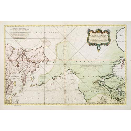 Carte Réduite de L'Ocean Septentrional compris entre l'Asie et l'Amerique.. (1766)