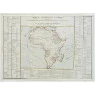 Old map image download for Tableau général de L'Afrique..