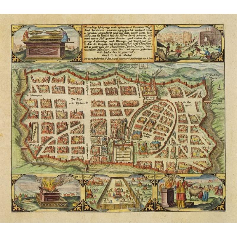 Waerachtige beschryvinge vande wydvermaerde Conincklicke Hooft Stadt Jerusalem..