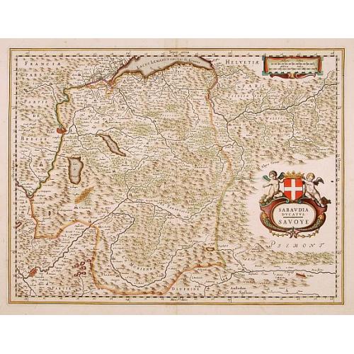 Old map image download for Sabaudia Ducatus.-Savoye.