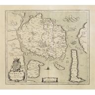 Old, Antique map image download for Fioniae nova et acurata descriptio.