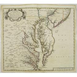A New Map of Virginia Mary=Land And The Improved Parts of Penn=sylvania & New Jersey Most humbly Inscribed to the Right Hon.ble the Earl of Orkney . . . 1719..