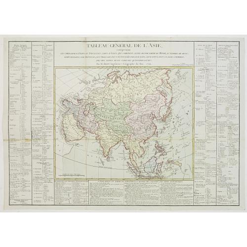 Old map image download for Tableau général de L\'Asie,..