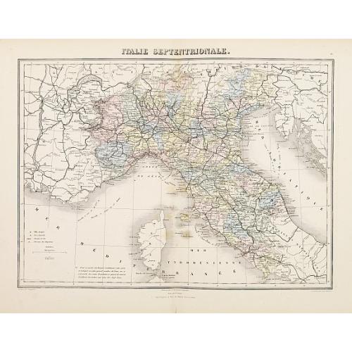 Old map image download for Italie Septentrionale