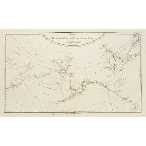 Old map image download for Karte von den N.W.Amerikanische und N.O.E. Asia..