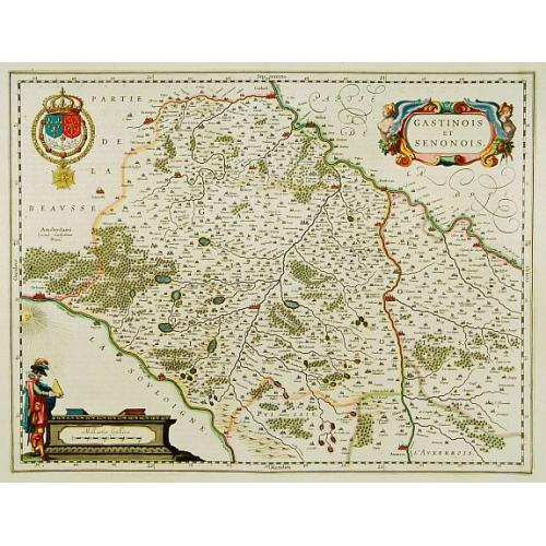 Old map image download for Gastinois et Senonois.