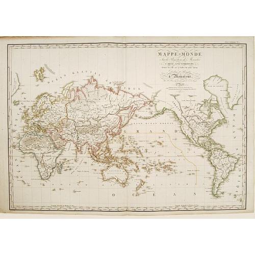 Old map image download for Mappe-Monde sur la projection de Mercator. . .