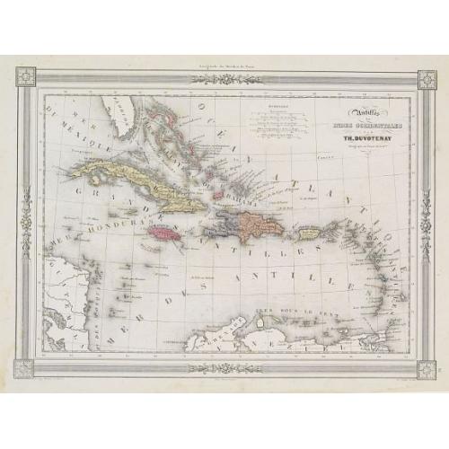 Old map image download for Antilles ou Indes Occidentales..