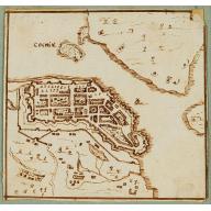 Old map image download for Cochin (today: Ernakulam)