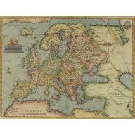 Old, Antique map image download for Europae.