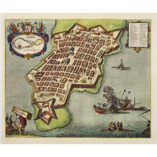 Old map image download for Valetta Civitas Nova Maltae olim Millitae.