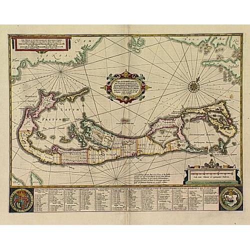 Mappa Aestivarum Insularum, alias Barmudas.