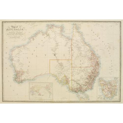 Old map image download for A map of Australia..