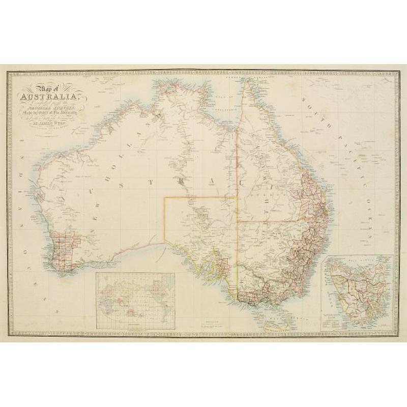 A map of Australia..