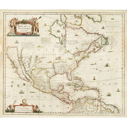 Old map image download for America Septentrionalis.