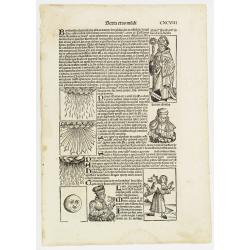 Terta etas mundi CXCVIII - Page from: Liber chronicarum Nuremberg.