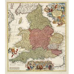 Magnae Britanniae pars meridionalis in qua regnum Angliae. . .