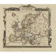 Old, Antique map image download for Europe. . .