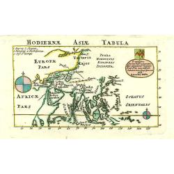 Hodiernae Asiae Tabula.