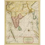 Old, Antique map image download for Carte particuliere d'une Partie d'Asie.. Ceylon, Maldives..