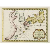 Old map image download for Carte des Isles du Japon et la Presqu'Isle de Coree. . .