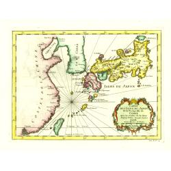 Carte des Isles du Japon et la Presqu'Isle de Coree. . .