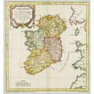 Old map image download for L'Irlande.