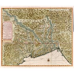 Nieuwe kaart van 't Koninckryk Bengale. . .