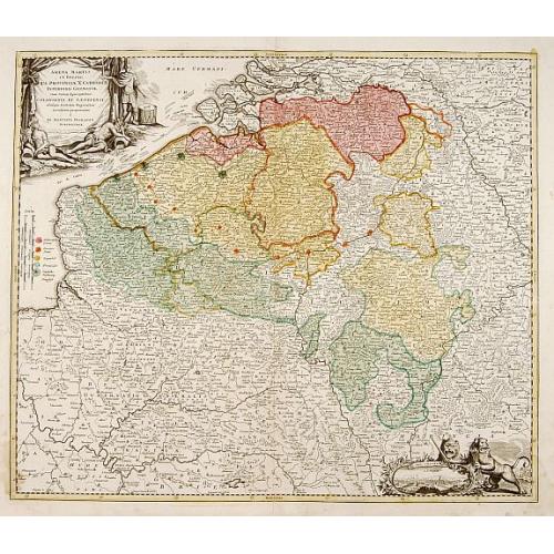 Old map image download for Arena Martis in Belgio qua provinciae X catholicae. . .