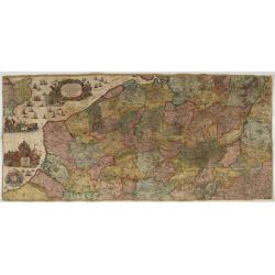 Les Provinces des Pais Bas Autrichiens contenants en XXIV Feuilles les comtées d'Artois, de Flandres, de Hainaut, de Namur et des Duchées de Luxembourg…