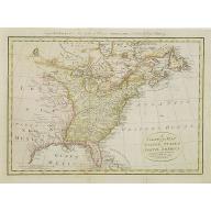 Old, Antique map image download for A correct map of the United States of North America..
