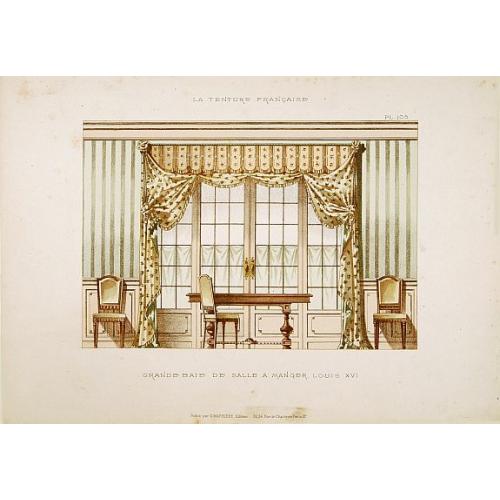 Old map image download for Grande baie de salle a manger Louis XVI.