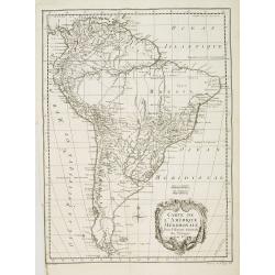 Carte de l''Amérique Méridionale..