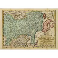 Old, Antique map image download for Kaartje van de Chineese Tarters en het land van Jeso..