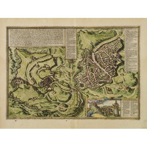 Old map image download for Hierosolymia, Clarissima totius Orientis civitas