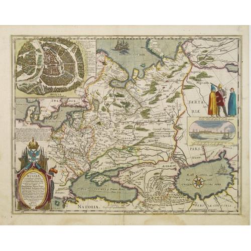 Old map image download for Tabula Russiae.