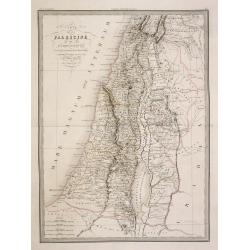 Carte de la Palestine ou Terre Sainte..