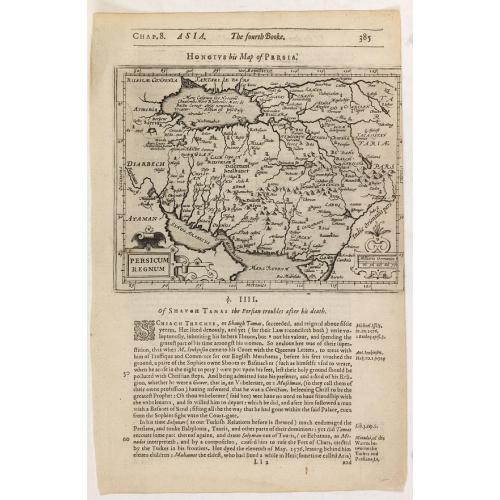Old map image download for Persicum Regnum.