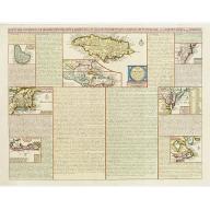 Old map image download for Carte qui contient..Iles & Terres..L'Amerique..Jamaique..