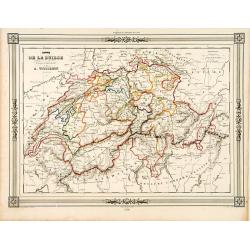 Carte de la Suisse..