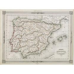 Espagne at Portugal par A.Vuillemin Géographe.